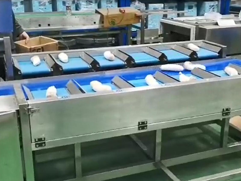 定量組合稱海鮮配重，分選效率高，通用性強